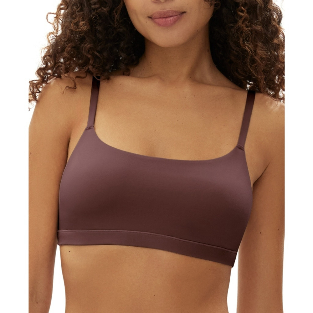 GAP GapBody Women's Extra Large Dark Brown Super Stretch Scoop Bralette NWT